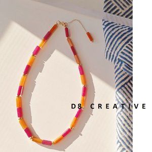 New custom-made agate with 14K gold filled necklace